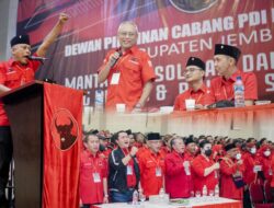 PDI Perjuangan Jember Gelar Konsolidasi Akbar, Arif Wibowo Ajak Seluruh Elemen Partai Bekerja Untuk Menangkan Pemilu 2024