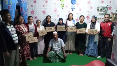 Peduli Kecukupan Nutrisi Ibu Hamil, PAC PDI Perjuangan Kecamatan Ledokombo Gelar Sosialisasi dan Berikan Makanan Pendamping Ibu Hamil