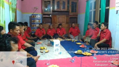 Pengurus Anak Cabang PDI Perjuangan Kecamatan Wuluhan Menggelar Rapat Konsolidasi, Danang: Perintahnya Sudah Jelas, Tegak Lurus Satu Komando Pada Instruksi Partai