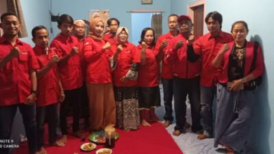Adakan Rapat Konsolidasi, Pengurus Anak Cabang PDI Perjuangan Kecamatan Ajung Nyatakan Siap Berjuang Menangkan Partai di Kabupaten Serta Torehkan Hattrick Kemenangan Partai Secara Nasional