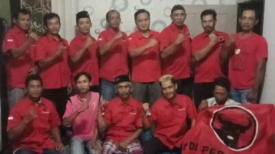 Konsolidasi PAC PDI Perjuangan Kecamatan Tempurejo Bersama Pengurus Ranting DAN  Anak Ranting PDI Perjuangan Desa Sanenrejo Terkait Pemenangan Pada Pemilu 2024