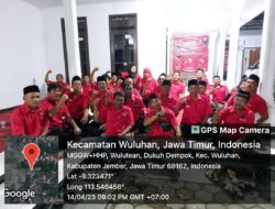 GIAT RAPAT PERSIAPAN PEMBAGIAN SEMBAKO PAC PDI PERJUANGAN KECAMATAN WULUHAN.