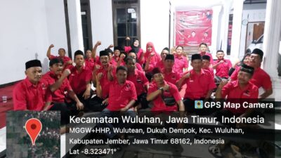 GIAT RAPAT PERSIAPAN PEMBAGIAN SEMBAKO PAC PDI PERJUANGAN KECAMATAN WULUHAN.